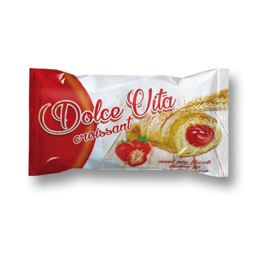 DOLCE VITA Croissant eper ízű (50 g/csomag)