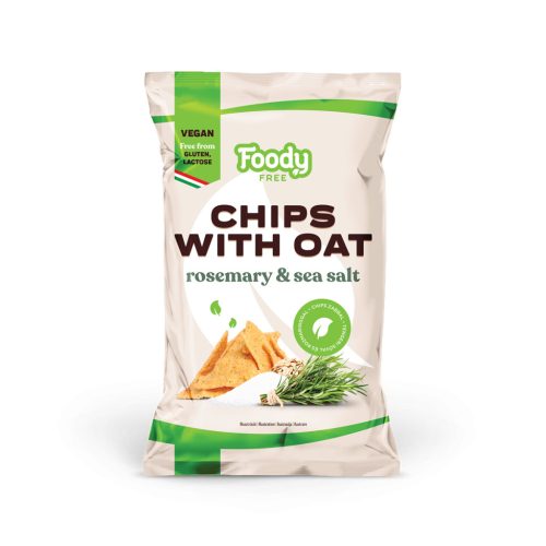 FOODY FREE Chips zabbal, tengeri sóval és rozmaringgal (50 g/csomag)