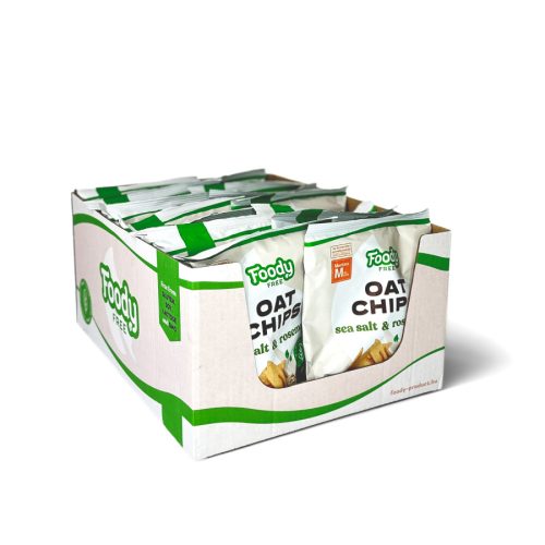 FOODY FREE Chips zabbal, tengeri sóval és rozmaringgal (16x50 g/karton)