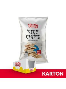 FOODY RICE CHIPS sós ízesítéssel (18x55 g/csomag)