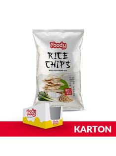   FOODY RICE CHIPS hagymás-tejfölös ízesítéssel (18x55 g/csomag)