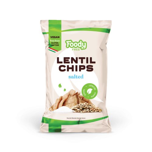 FOODY FREE Lencsechips sóval (50 g/csomag)