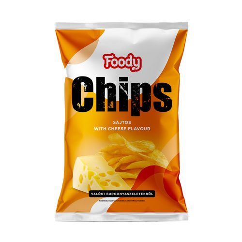 FOODY Sajtos burgonyachips (75 g/csomag)