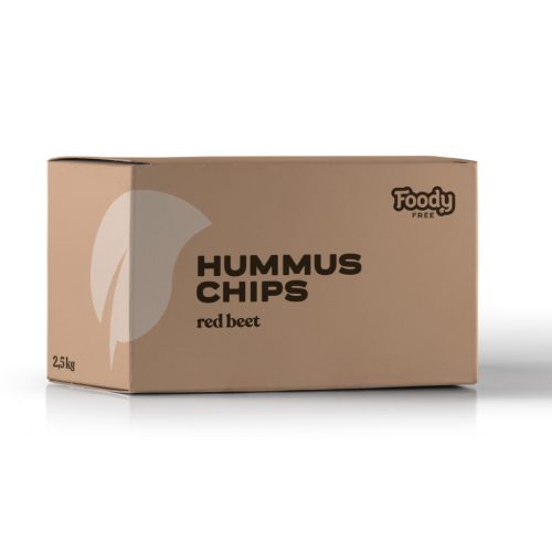 FOODY FREE Hummus chips céklával - GASZTRO KISZERELÉS (2,5 kg)