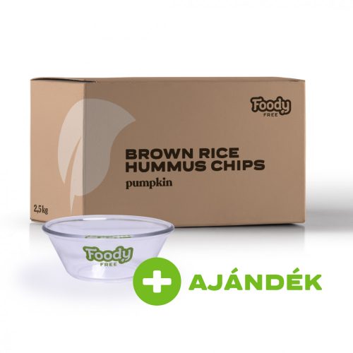 FOODY FREE Barnarizs-Hummus chips sütőtökkel - GASZTRO KISZERELÉS (2,5 kg)