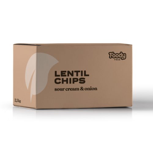 FOODY FREE Lencsechips hagyma-tejfölös - GASZTRO KISZERELÉS (2,5 kg)