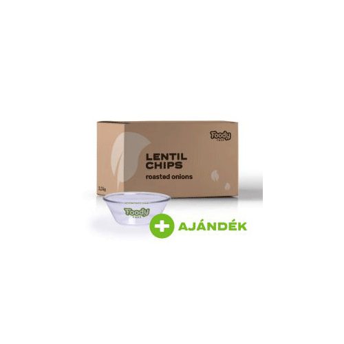 FOODY FREE Lencsechips pirított hagymás - GASZTRO KISZERELÉS (2,5 kg)