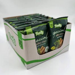   FOODY FREE Special köleschips medvehagymával (16x45 g/karton )