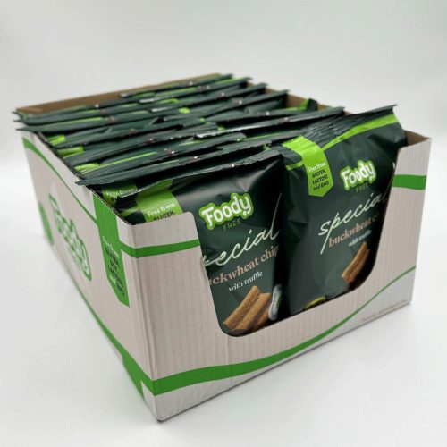 FOODY FREE Special hajdinachips szarvasgombával (16x45 g/karton )