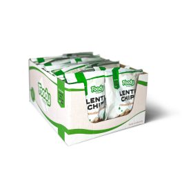   FOODY FREE Lencsechips pirított hagymával (20 x 50g/karton)