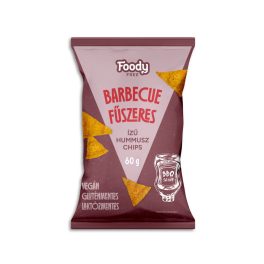 FOODY FREE INTENSE BBQ FŰSZERES ÍZŰ HUMMUS CHIPS 60 g