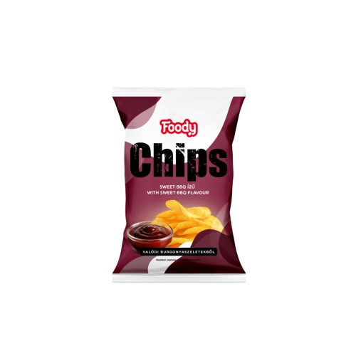 FOODY sweet BBQ ízű burgonyachips (40 g/csomag)